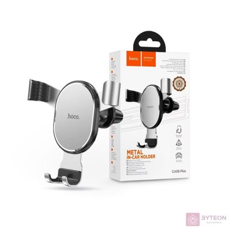 Hoco HOC0307 CA56 4,5-6,7" Mobiltelefon autós tartó - Ezüst