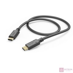   Hama 201589 USB-C apa - USB-C apa 2.0 Adat és töltőkábel - Fekete (1m)