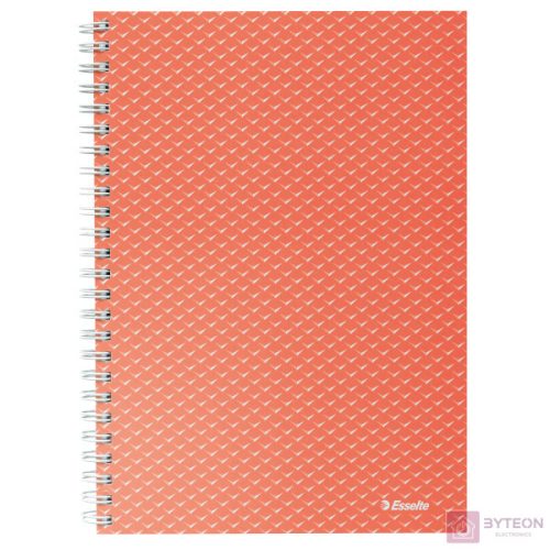 Esselte Colour'Breeze 80 lapos A5 kockás spirálfüzet - Piros