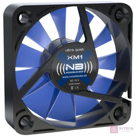 Noiseblocker BlackSilent X2 120mm - Fekete/Kék