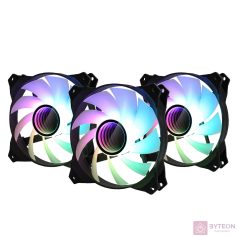   Zalman ZM-IF120A3 120mm ARGB Rendszerhűtő (3db/csomag) + RGB kontroller