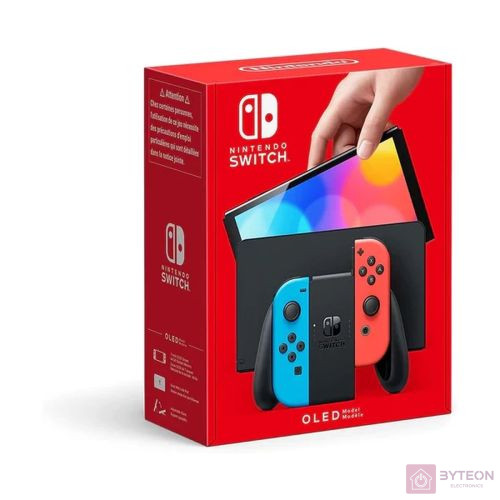 Nintendo Switch OLED 64GB Kék/Piros