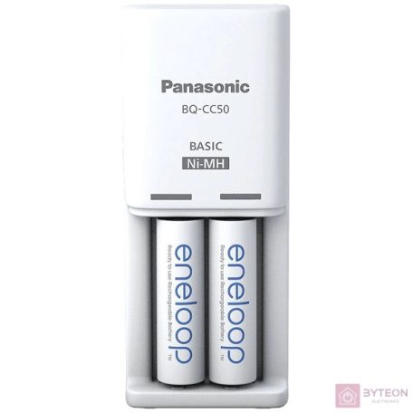 Panasonic ENELOOP K-KJ50MCD20EE 2x AA/AAA NiMH Akkumulátor töltő + 2db elem