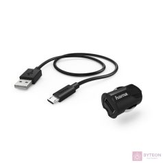 Hama 178380 Autós töltő 2,4A (1x USB) Fekete