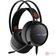 Canyon CND-SGHS8A USB Gaming Headset - Fekete