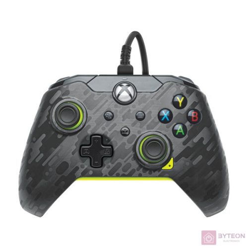 PDP Atomic Fantom Fekete/Zöld Vezetékes Controller (Xbox Series X/S/Xbox One/PC)