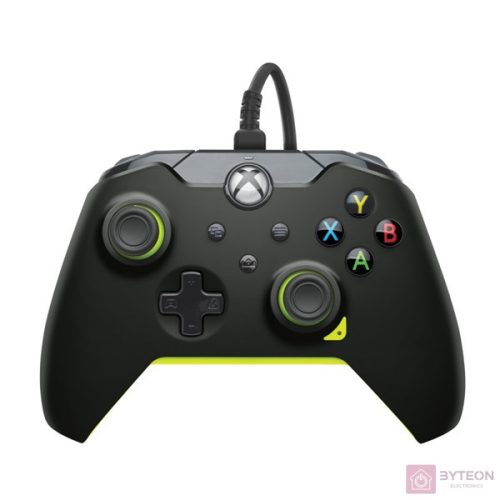 PDP Atomic Fekete/Zöld Vezetékes Controller (Xbox Series X/S/Xbox One/PC)