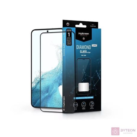 MyScreen Diamond Glass Lite Edge Samsung Galaxy S22 Plus 5G edzett üveg kijelzővédő