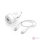 Hama 201611 Autós USB-C töltő - Fehér (20W)