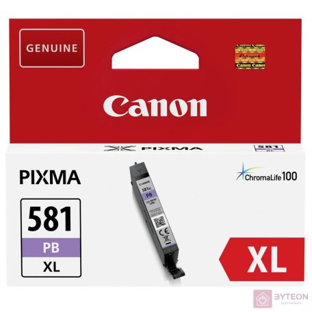 Canon CLI-581BK XL - photo kék