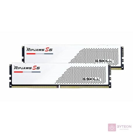 G.Skill 32GB / 6000 Ripjaws S5 White DDR5 RAM KIT (2x16GB)