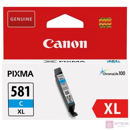 Canon CLI-581BK XL - Ciánkék