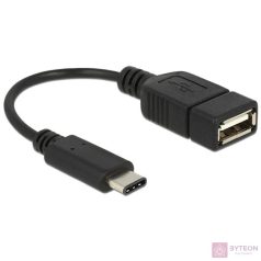 Delock 65579 USB Type-C 2.0 apa - USB A 2.0 anya 15cm