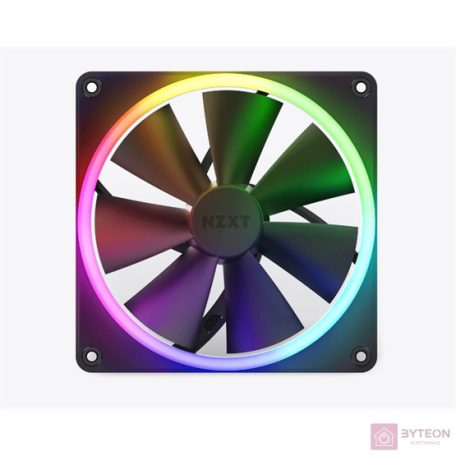 NZXT F140 RGB 140mm PWM Rendszerhűtő - Fekete