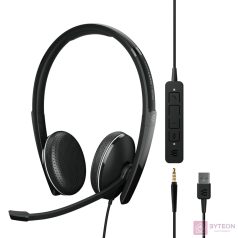 Sennheiser ADAPT 165 USB II Vezetékes Headset - Fekete