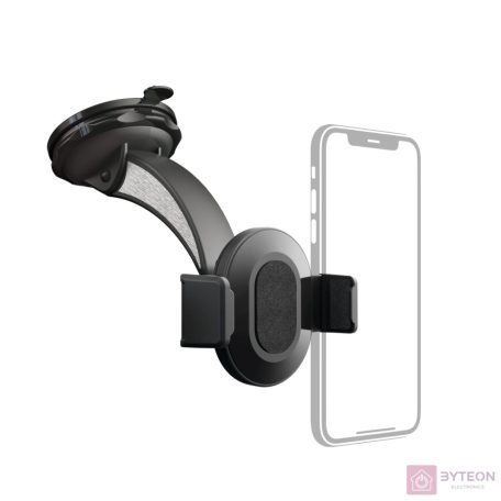 Hama Essential 85mm Mobiltelefon autós tartó - Fekete