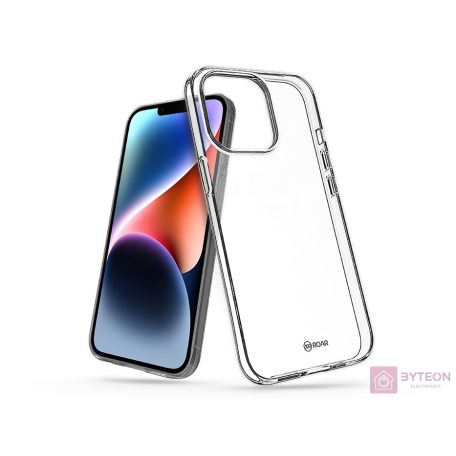 Roar All Day Full 360 Apple iPhone 14 Plus Szilikon Tok - Átlátszó