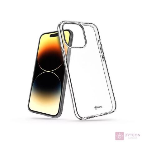 Roar All Day Full 360 Apple iPhone 14 Pro Szilikon Tok - Átlátszó