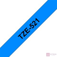 Brother TZE-521 (9mm, 8m) laminált szalag - Kék