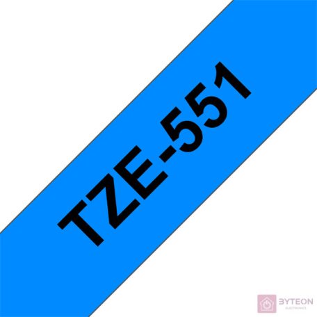 Brother TZE-551 (24mm, 8m) laminált szalag - Kék