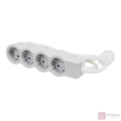 Legrand Standard 694569 230V Elosztó 4 aljzatos 5m - Fehér