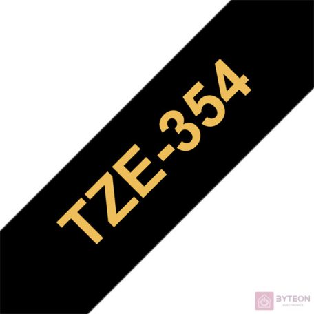Brother TZE-354 (24mm, 8m) laminált szalag - Fekete