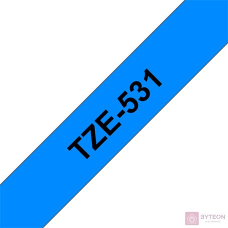 Brother TZE-531 (12mm, 8m) laminált szalag - Kék