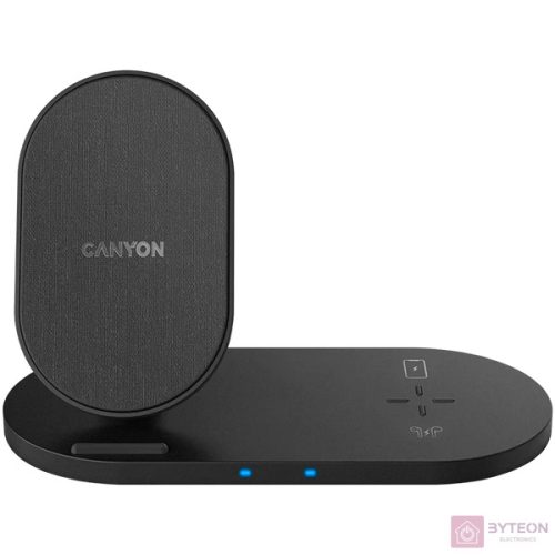 Canyon WCS202B Vezeték nélküli töltő - Fekete (10W)