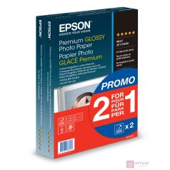   EpsonPremium Glossy Photo Paper [10x15cm, 255g, Fényes, 2x40db]