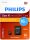 Philips microSDHC 16GB (Class10) SD adapterrel