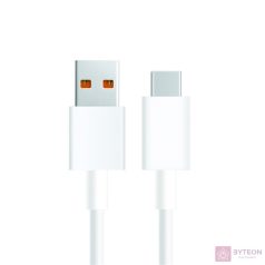   Xiaomi Mi USB-A apa - USB-C apa Adat és töltő kábel - Fehér (1m)