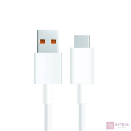 Xiaomi Mi USB-A apa - USB-C apa Adat és töltő kábel - Fehér (1m)