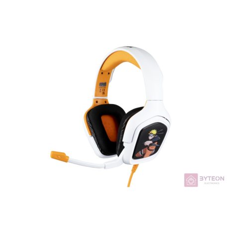 Konix Naruto Shippuden Vezetékes Gaming Headset - Fehér