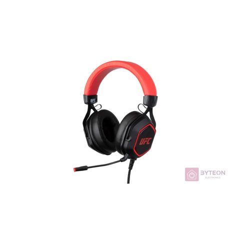 Konix UFC 7.1 USB Gamer Headset - Fekete/Piros