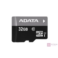 ADATA microSDHC 32GB Premier (Class10, UHS-I U1) adapterrel