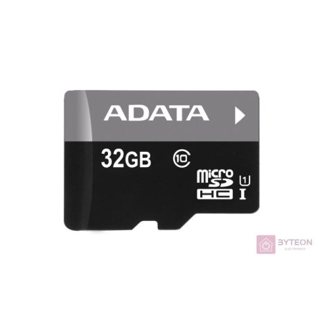ADATA microSDHC 32GB Premier (Class10, UHS-I U1) adapterrel