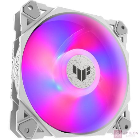 Asus TUF Gaming TF120 ARGB 120mm PWM Rendszerhűtő - Fehér