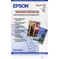 Epson Premium Semigloss Photo Paper (A3+, 251g, 20db)