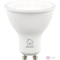   Deltaco LED Smart izzó 4,5W 470lm 6500K GU10 - Állítható fehér