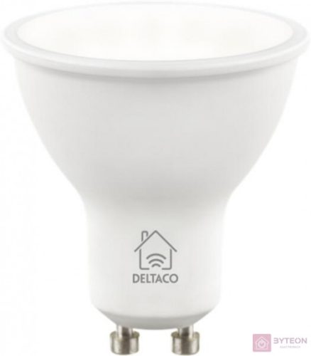 Deltaco LED Smart izzó 4,5W 470lm 6500K GU10 - Állítható fehér