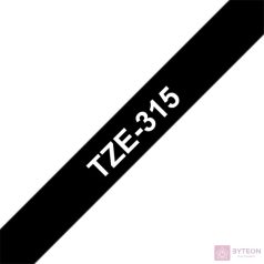 Brother TZE-315 (6mm, 7.7m) laminált szalag - Átlátszó