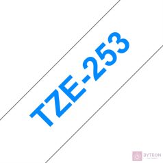 Brother TZE-253 (24mm, 8m) laminált szalag - Fehér