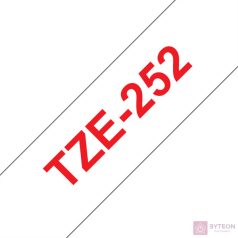 Brother TZE-252 (24mm, 8m) laminált szalag - Fehér