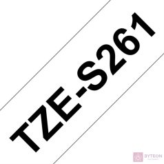 Brother TZE-S261 (36mm, 8m) laminált szalag - Fehér