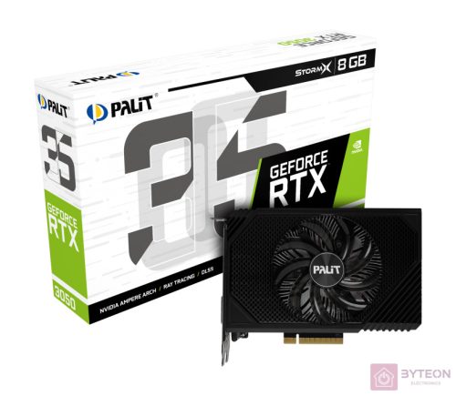 Palit GeForce RTX 3050 8GB GDDR6 StormX Videókártya