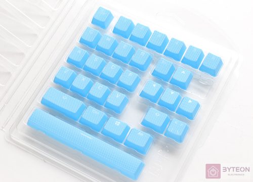 Ducky Double-Shot Gumi Keycap Szett - Kék (31db-os)