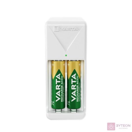 Varta Mini Charger 2x AA/AAA Akkumulátor töltő + 2db elem (2x AA - 2100mAh)