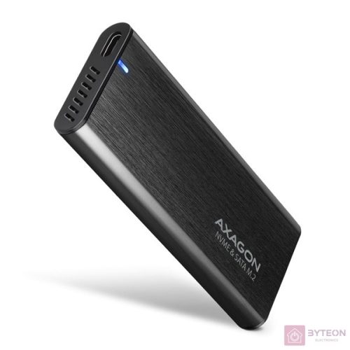Axagon EEM2-SB2 M.2 USB-C 3.2 Gen 2 Külső SSD ház - Fekete