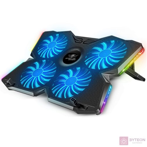 Spirit of Gamer AIRBLADE 500 RGB 17" Laptop hűtőpad - Feket