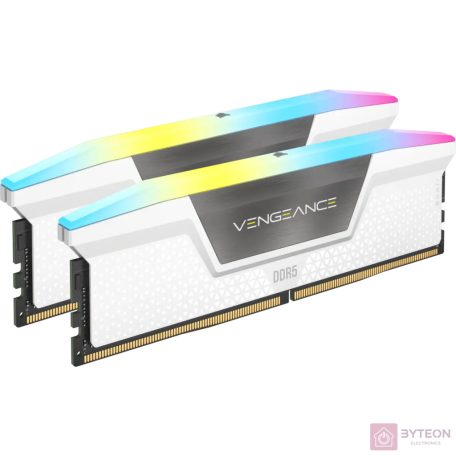 Corsair 32GB / 5200 Vengeance RGB White DDR5 RAM KIT (2x16GB)